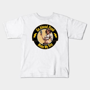 Go Ahead Punk - Make My Day !! Kids T-Shirt